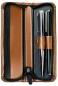 Preview: RV-Schreibgeräteetui DUO - CAMBRIDGE Top Grain Leder - hellbraun